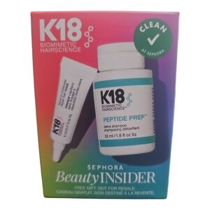New In Box K18 Peptide Prep - Cleanse And Repair hair Set